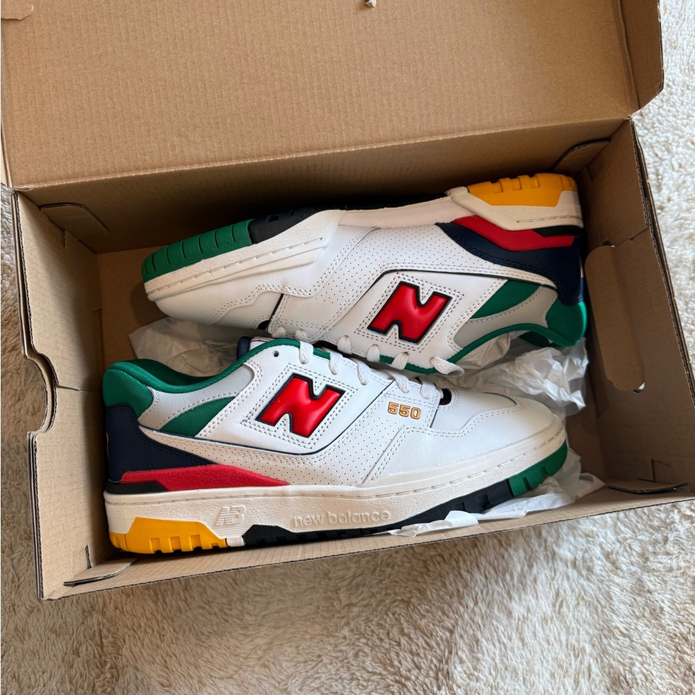 NIB New Balance 550 Multicolor BB550CL1 - 8M